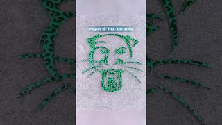 ¿Puede el CNC cortar esta forma perfecta de leopardo? Prueba de corte de PU