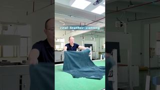 Máquina cortadora de cuero genuino | Corte CNC inteligente con anidamiento automático y detección de defectos