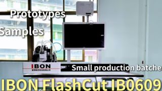 Máquina cortadora de cuero CNC IBON IB0609 para sala de muestras y producción de lotes pequeños