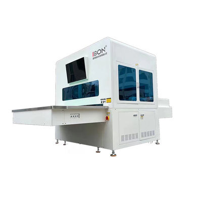 Buen precio IB1290 Máquina automática de línea de marcado de vamp inteligente / Máquina de dibujo de línea de inyección de tinta de doble cabeza para la parte superior del zapato en línea