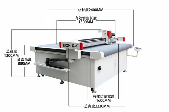 Máquina de corte de prendas de vestir de 50 Hz Máquina de corte de tejido CNC personalizable con material de cuello de corte