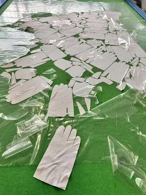 Máquina de corte de cuero CNC de 60 mm de espesor máximo con velocidad de 2200 mm/s y precisión de ± 0,1 mm